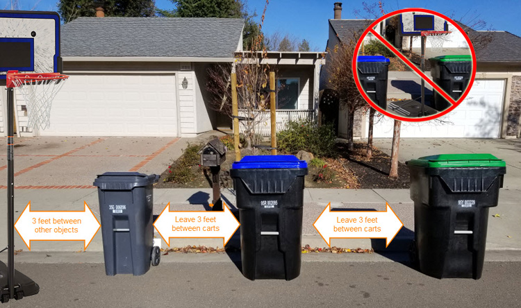 Five Rules for Placing Carts out for Collection